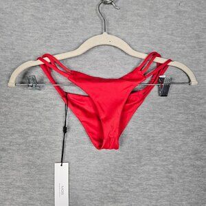MARY GRACE SWIM BOTTOM Red Women's Size XS NEW